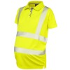 Leo Workwear Lovacott Coolviz Plus Yellow Maternity Polo Shirt